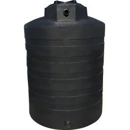 1350 Gallon Black Vertical Water Storage Tank