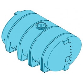 2610 Gallon Light Blue Heavy Duty Drainable Leg Tank