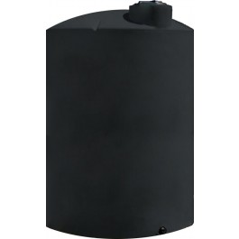 3600 Gallon Black Vertical Storage Tank