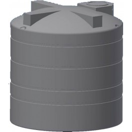 2950 Gallon Black Vertical Water Storage Tank