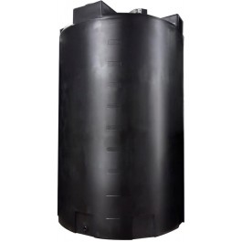 5000 Gallon Black Vertical Storage Tank