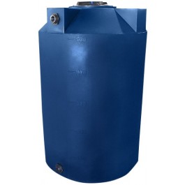 500 Gallon Dark Blue Vertical Storage Tank