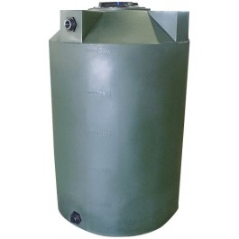 500 Gallon Dark Green Vertical Storage Tank