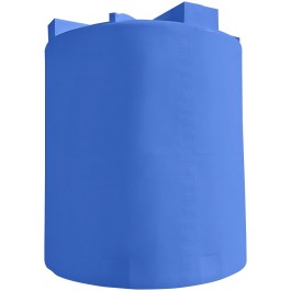10000 Gallon Light Blue Vertical Storage Tank