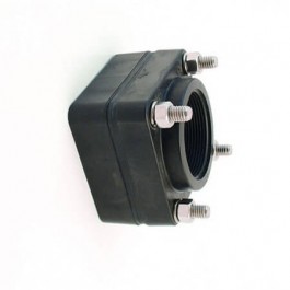 3" PP Female NPT Bolted Fitting w/ EPDM Gasket