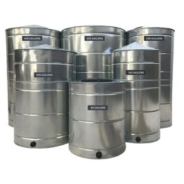 3750 Gallon Galvanized Rainwater Collection Storage Tank