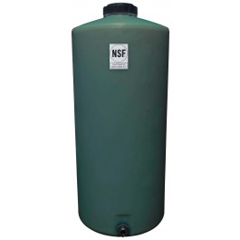 40 Gallon Green Vertical Water Storage Tank