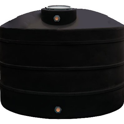1100 Gallon Water Storage Tank - Black