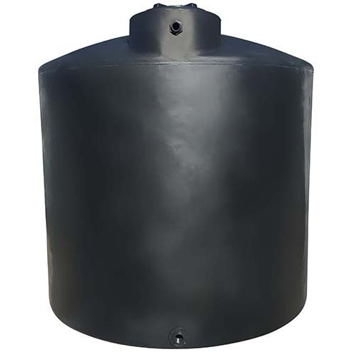 11000 Gallon Water Storage Tank - Black