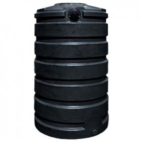 205 Gallon Black Rainwater Collection Storage Tank