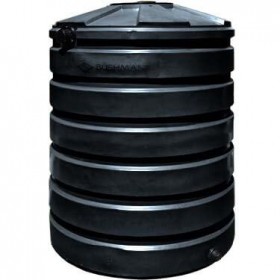420 Gallon Black Rainwater Collection Storage Tank