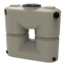130 Gallon Mocha Slimline Rainwater Storage Tank