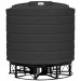 7011 Gallon Black Cone Bottom Tank with Stand
