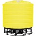 7011 Gallon Yellow Cone Bottom Tank with Stand