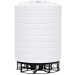 10000 Gallon White Cone Bottom Tank with Stand