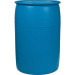 55 Gallon New Blue Closed Head Poly Drum
